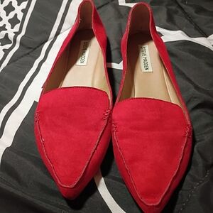 Steve Madden Red Women's Loafers